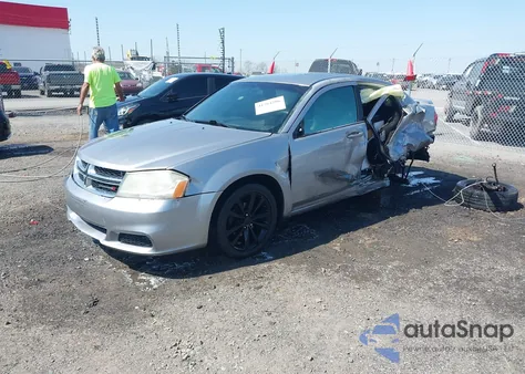 2014 Dodge Avenger Se z USA, uszkodzony, nr VIN 1C3CDZAB2EN222933